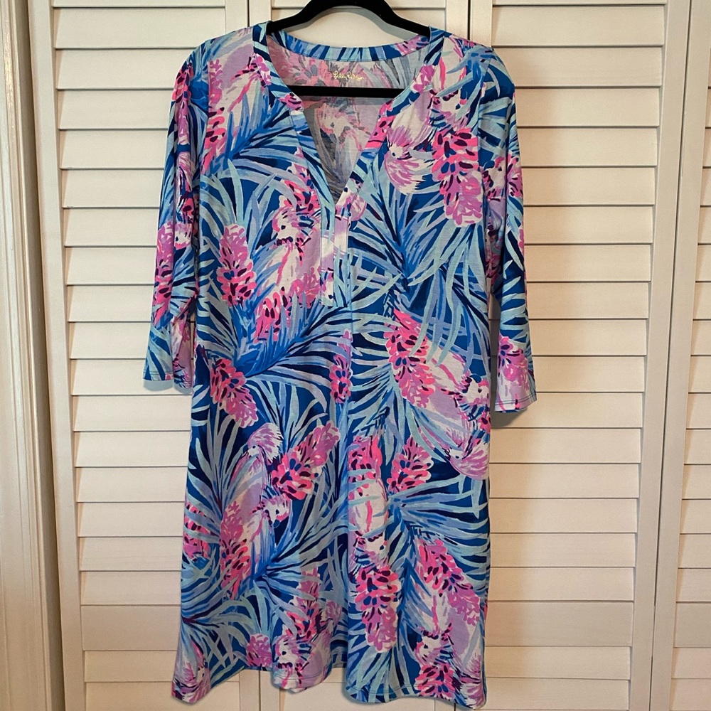 Lilly Pulitzer Daphne Dress Mr Peacock Tweetheart